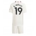 Tanie Strój piłkarski Manchester United Raphael Varane #19 Koszulka Trzeciej dla dziecięce 2023-24 Krótkie Rękawy (+ szorty)